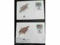 Cape Verde - WWF, first-day envelopes, geckos