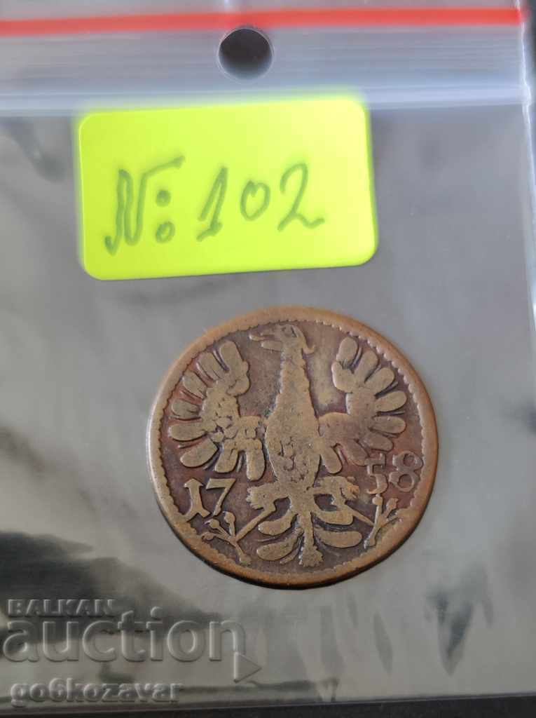 Delivery of Germany Aachen 12 Heller 1758