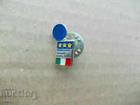 Football badge Italy federation football sign