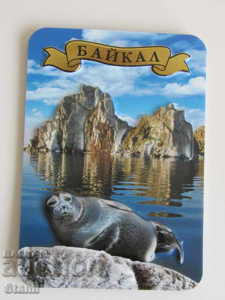 Автентичен 3D магнит от езерото Байкал, Русия-серия-1