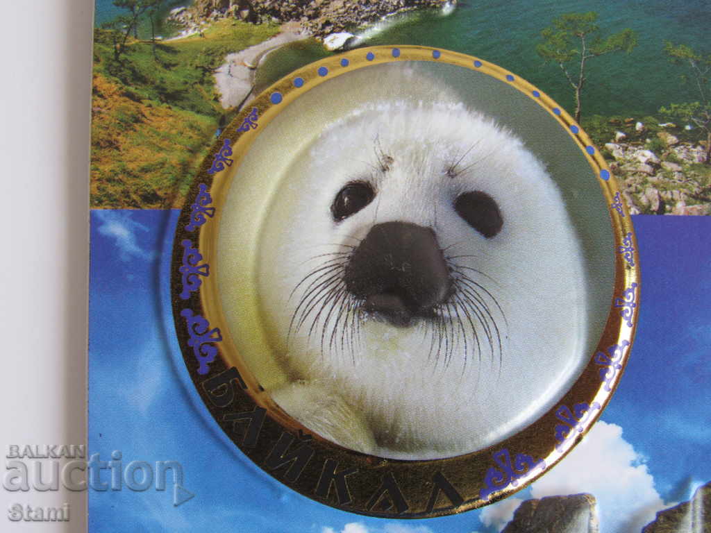 Auction Authentic 3D magnet from Lake Baikal, Russia-Series-35 Auction Authentic 3D magnet from Lake Baikal, Russia-Series-35