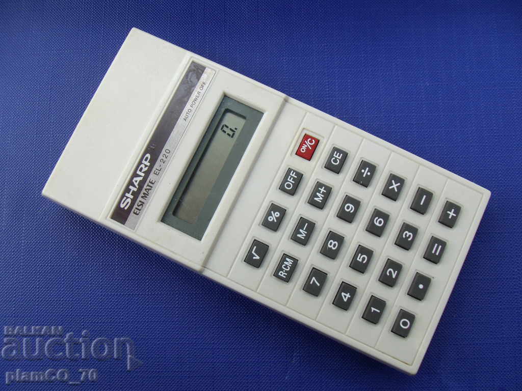 Nr. * 4171 Calculator japonez SHARP EL220 vechi - 5