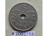 5 kroner 1998 Norway