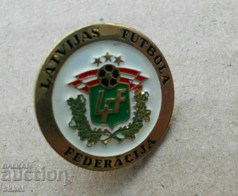 Футболна значка Латвия федерация емайл футболен знак