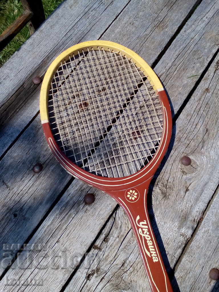 Old tennis racket, Ukraine with price 40.00 BGN | € 20.45 Old tennis racket, Ukraine with price 40.00 BGN | € 20.45