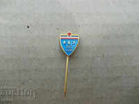 Federation of Yugoslavia football badge 60th anniversary soccer sign
