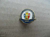 Insignia Federației de Fotbal din Moldova semn de fotbal rar