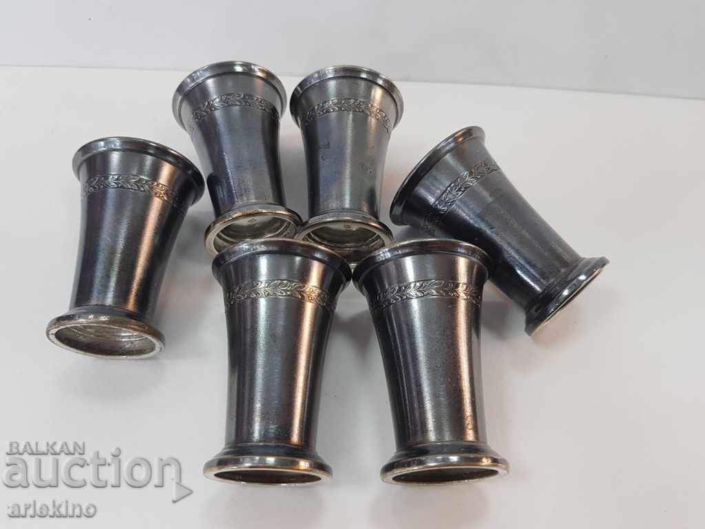 German liqueur cups silver plated WMF Germany with price 135.00 BGN | € 69.02 German liqueur cups silver plated WMF Germany with price 135.00 BGN | € 69.02