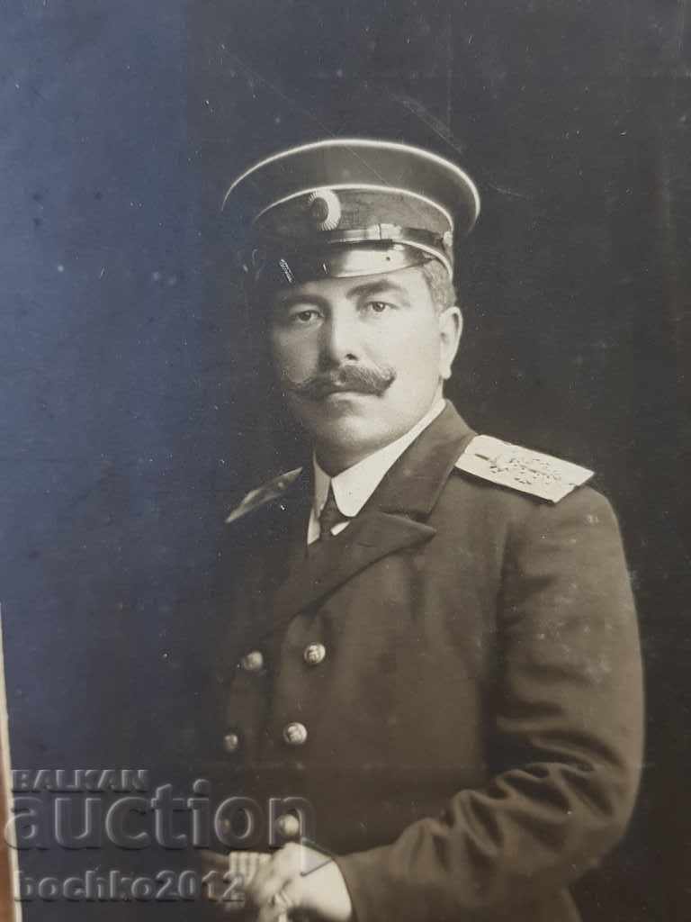 Аукцион Рядка българска царска морска военна фотография с офицер Аукцион Рядка българска царска морска военна фотография с офицер