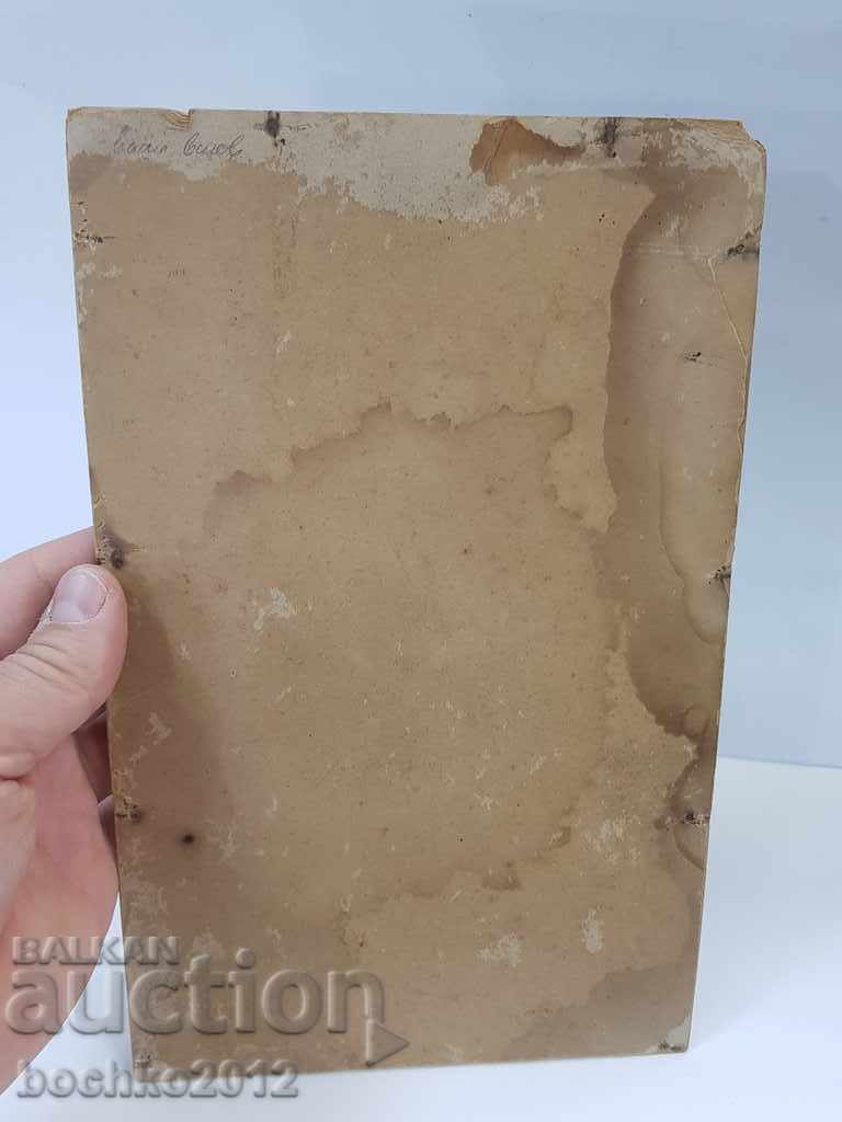 Рядка българска царска морска военна фотография с офицер - 5 Рядка българска царска морска военна фотография с офицер - 5