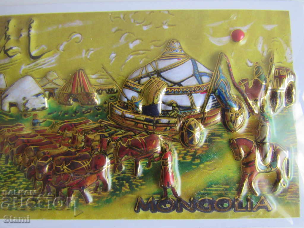 Authentic 3D magnet from Mongolia-series-2 with price 8.70 BGN | € 4.45 Authentic 3D magnet from Mongolia-series-2 with price 8.70 BGN | € 4.45