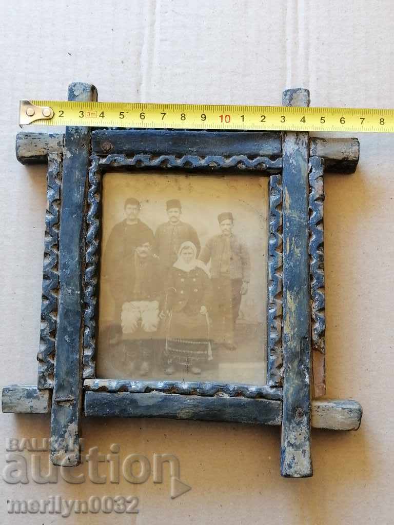 Delivery of Portrait of grandmother's ceilings picture photography in frame