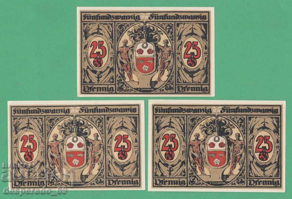 (¯`'•.¸NOTGELD (гр. Kronach) 1921 UNC -6 бр.банкноти¸.•'´¯) с цена 18.00 лв. | € 9.20 (¯`'•.¸NOTGELD (гр. Kronach) 1921 UNC -6 бр.банкноти¸.•'´¯) с цена 18.00 лв. | € 9.20