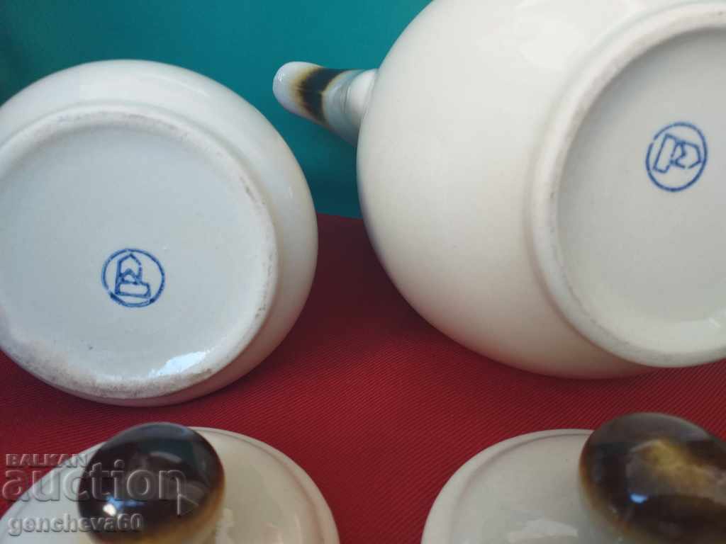 Bulgarian Glazed Ceramics from the USSR/gift cup - 6 Bulgarian Glazed Ceramics from the USSR/gift cup - 6