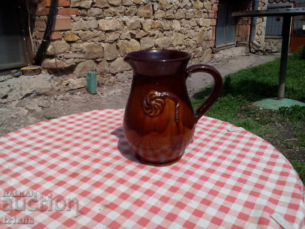 Licitație Cană ceramică veche
