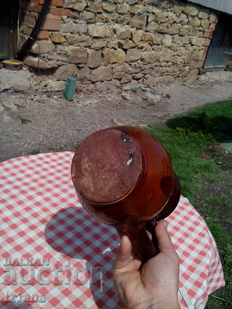 Cană ceramică veche - 7