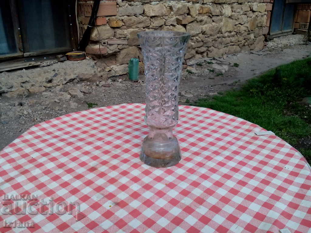 Old glass vase with price 12.00 BGN | € 6.14 Old glass vase with price 12.00 BGN | € 6.14
