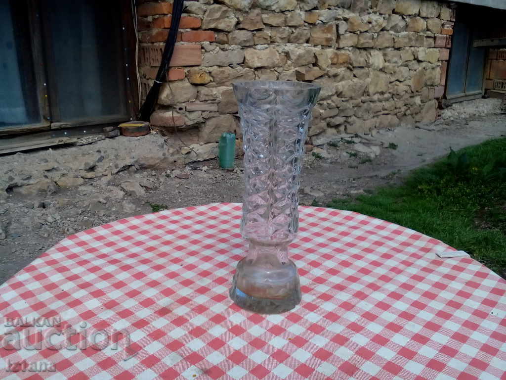 An old glass vase