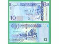 (¯`'•.¸ ΛΙΒΥΗ 10 δηνάρια 2015 UNC ¸.•'´¯)