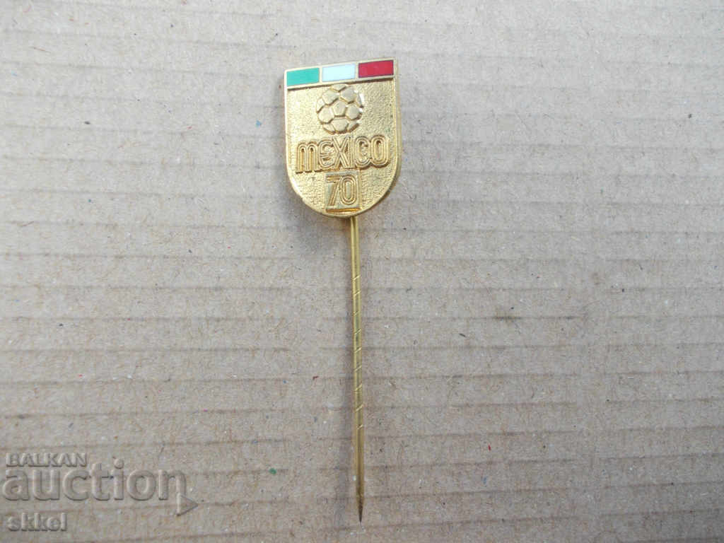 Soccer badge Italy federation 1970 World Cup soccer badge