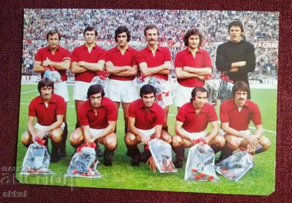 Soccer card Turin Italy 1972/73
