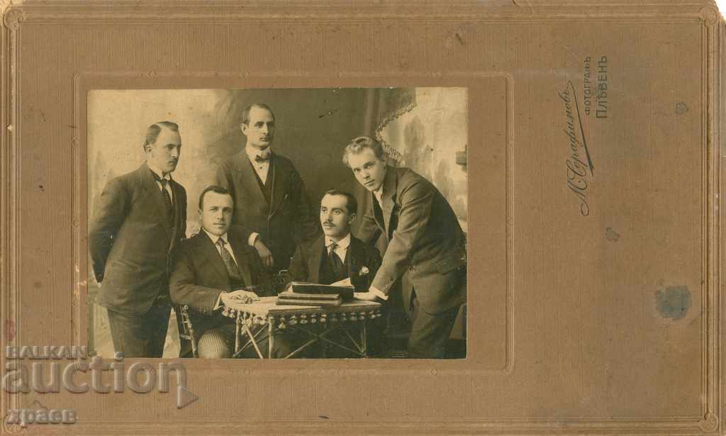 СТАРА ФОТОГРАФИЯ - КАРТОН - ПЛЕВЕН - СЕРАФИМОВ - ГОЛЯМА 165