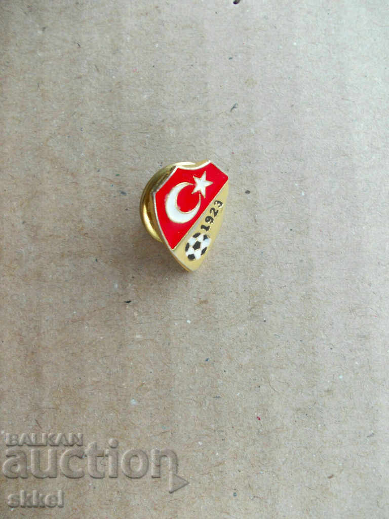 Футболна значка Турция федерация 3 футболен знак