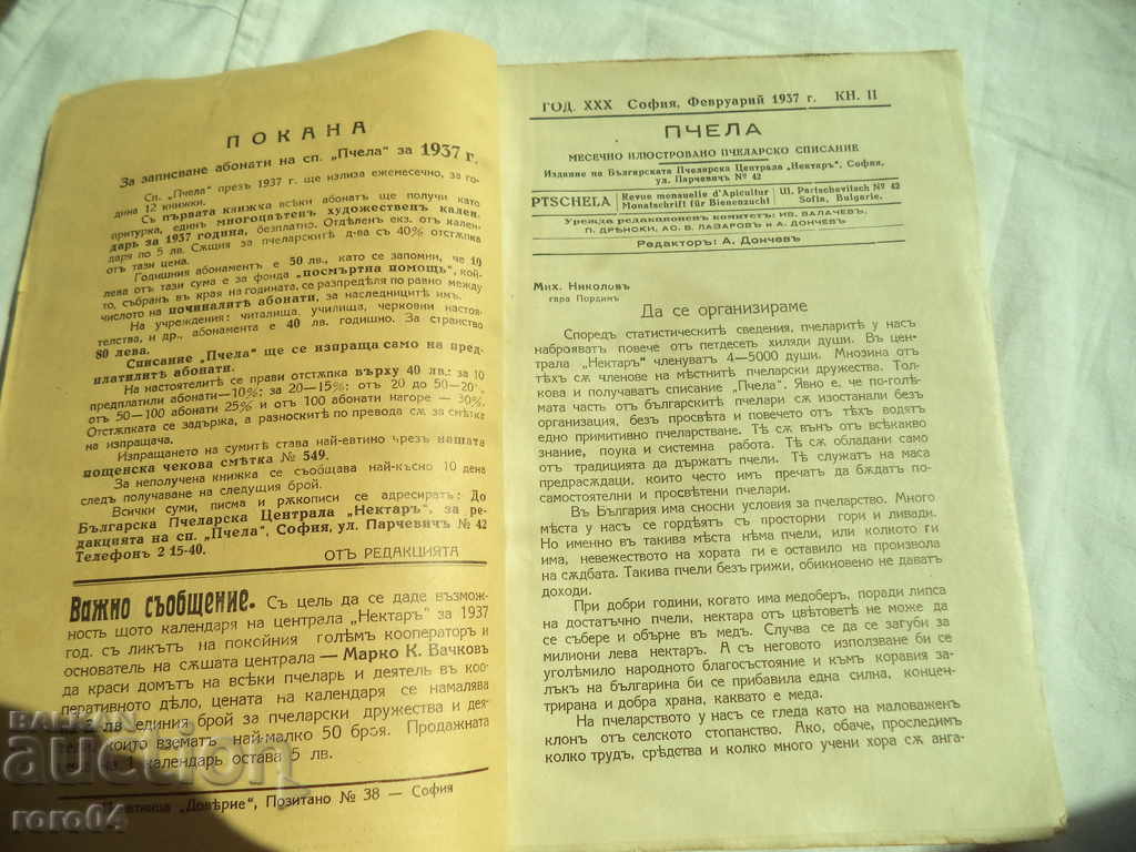 Auction BEES - YEAR XXX Book II - 1937 Auction BEES - YEAR XXX Book II - 1937