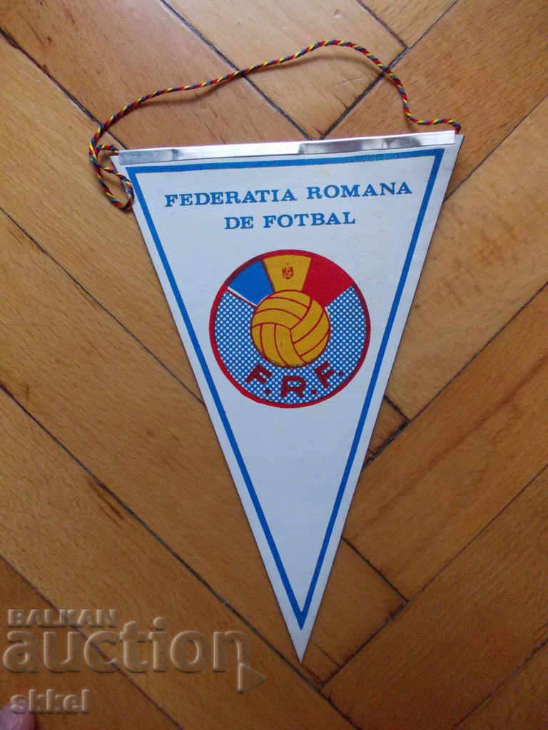 Football flag Romania federation football flag