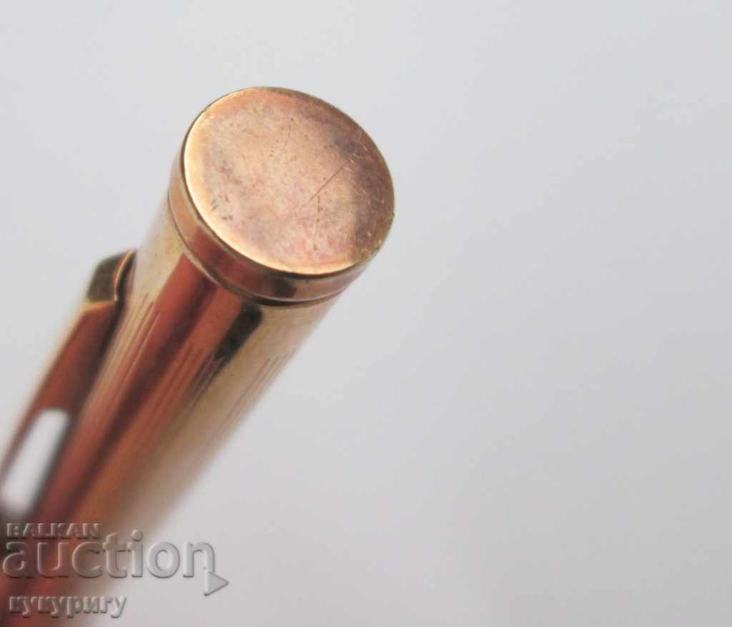 Auction Old Collectible Gold Plated Ballpoint Pen ZIPPO Auction Old Collectible Gold Plated Ballpoint Pen ZIPPO