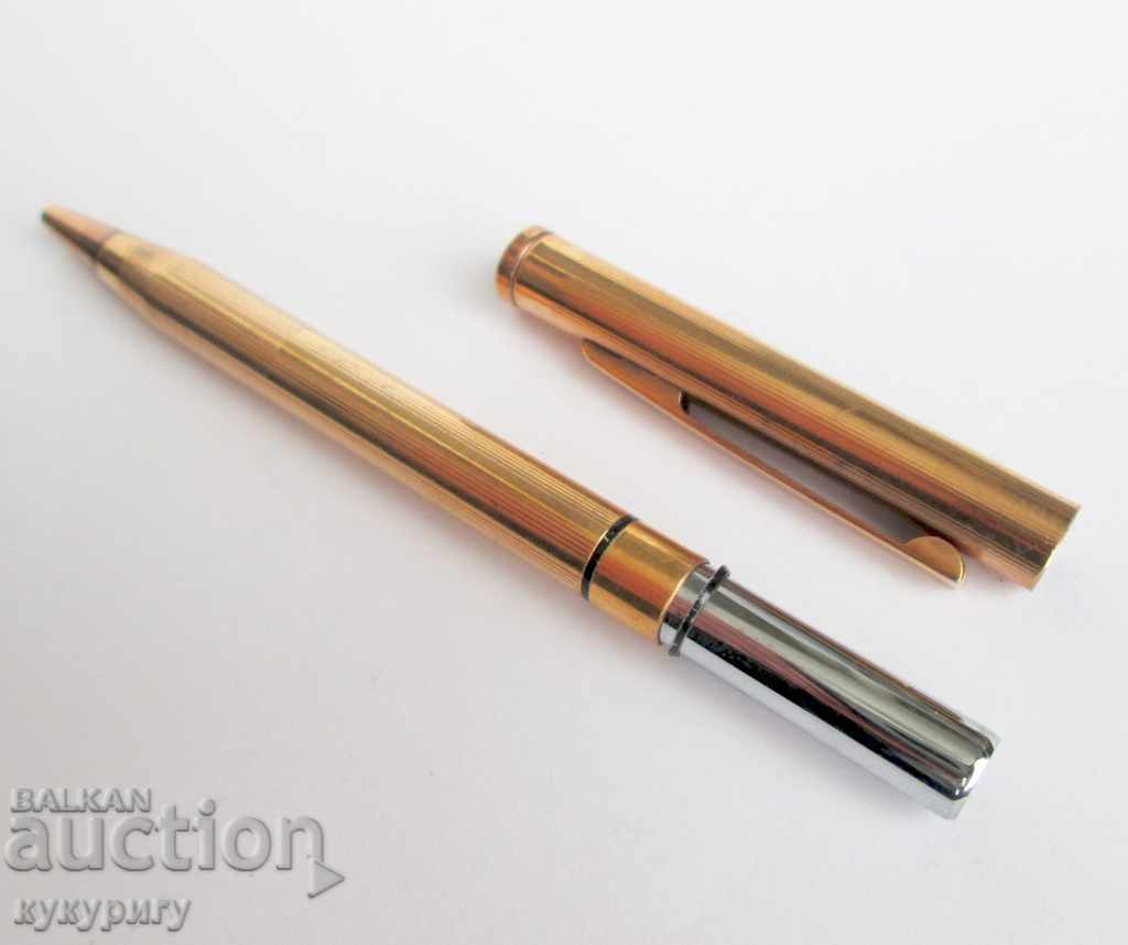 Delivery of Old Collectible Gold Plated Ballpoint Pen ZIPPO Delivery of Old Collectible Gold Plated Ballpoint Pen ZIPPO