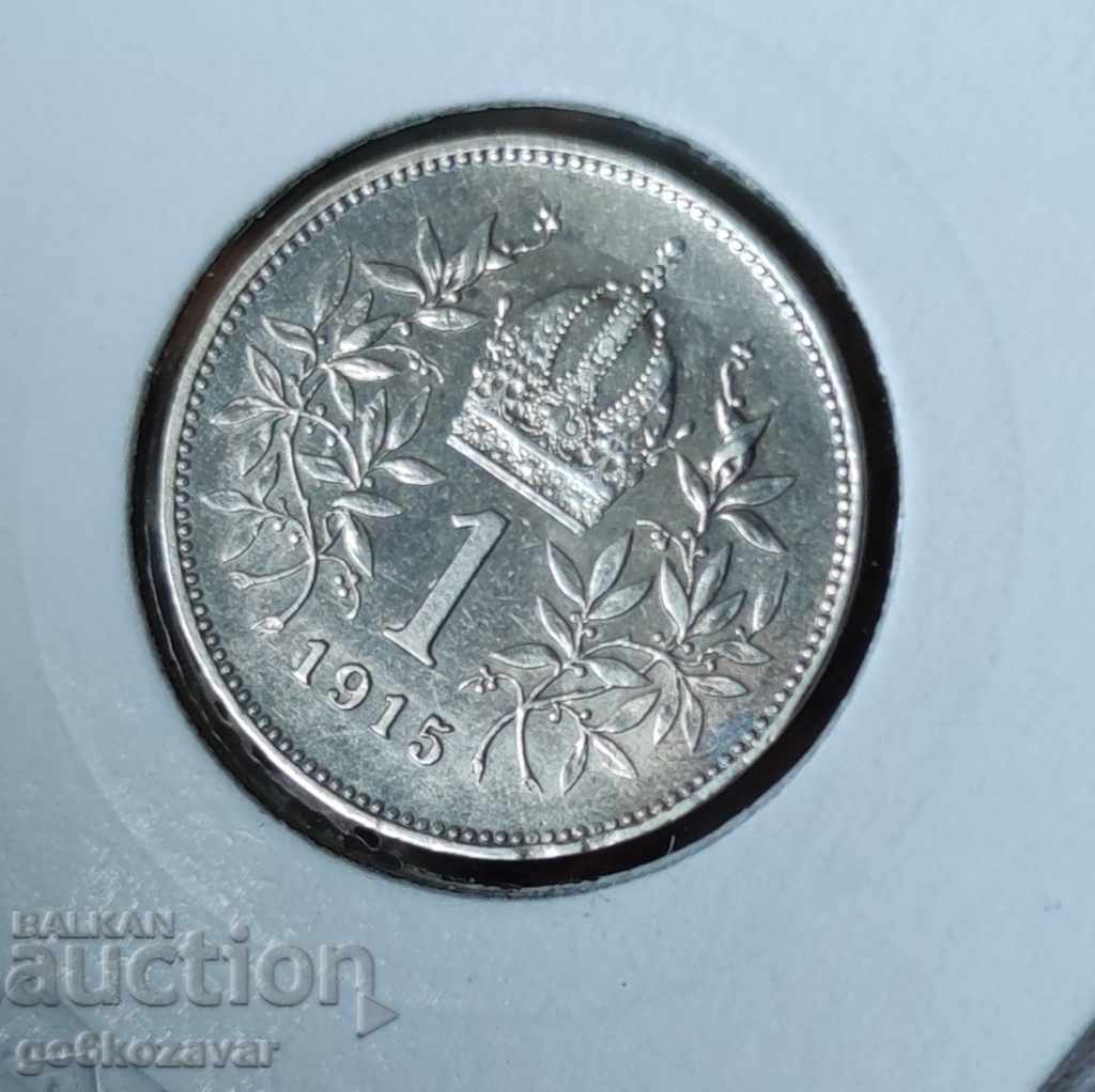 Аукцион Австрия 1 корона 1915г Сребро UNC Аукцион Австрия 1 корона 1915г Сребро UNC