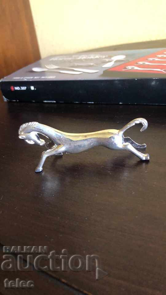 Auction Brand new set of silver plated cutlery holders - horses Auction Brand new set of silver plated cutlery holders - horses