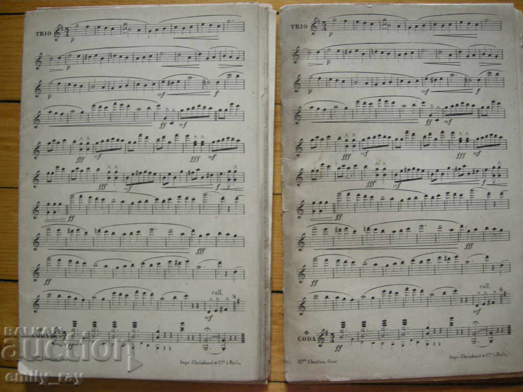 Sheet music / scores - Plaisirs Coupables - Robert Casa with price 20.00 BGN | € 10.23 Sheet music / scores - Plaisirs Coupables - Robert Casa with price 20.00 BGN | € 10.23