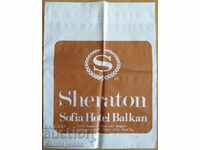 Advertising bag of the Sheraton Hotel from the 80s
