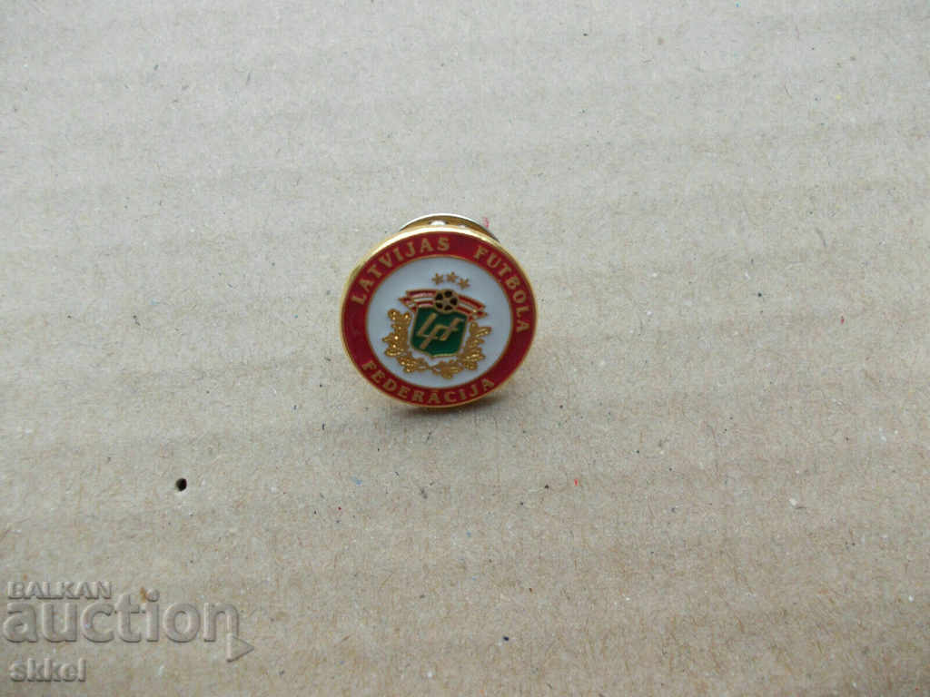 Football badge Latvia federation football badge