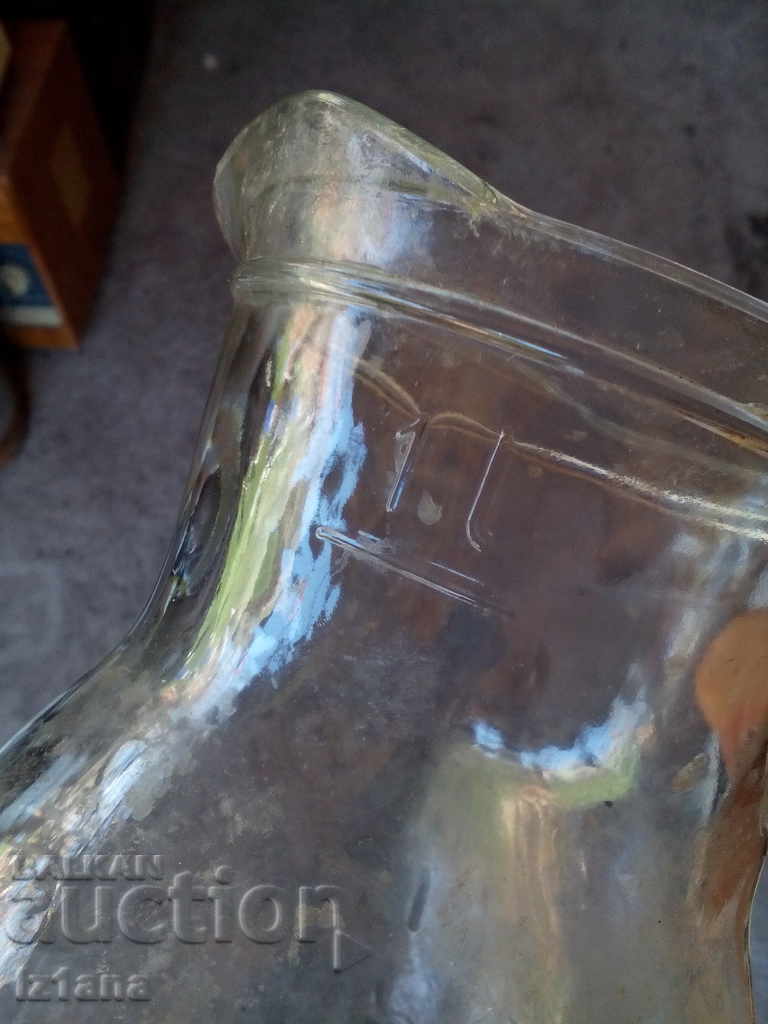 Old glass jug - 6