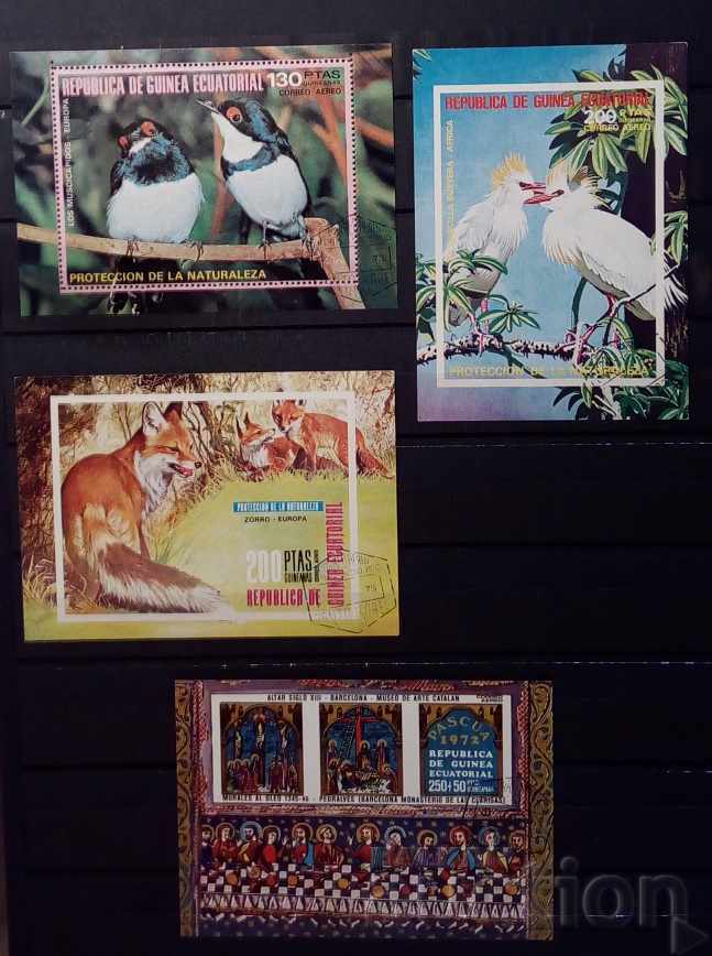 Delivery of Equatorial Guinea Football/Birds/Horses Block 25 pcs. Stamp Delivery of Equatorial Guinea Football/Birds/Horses Block 25 pcs. Stamp