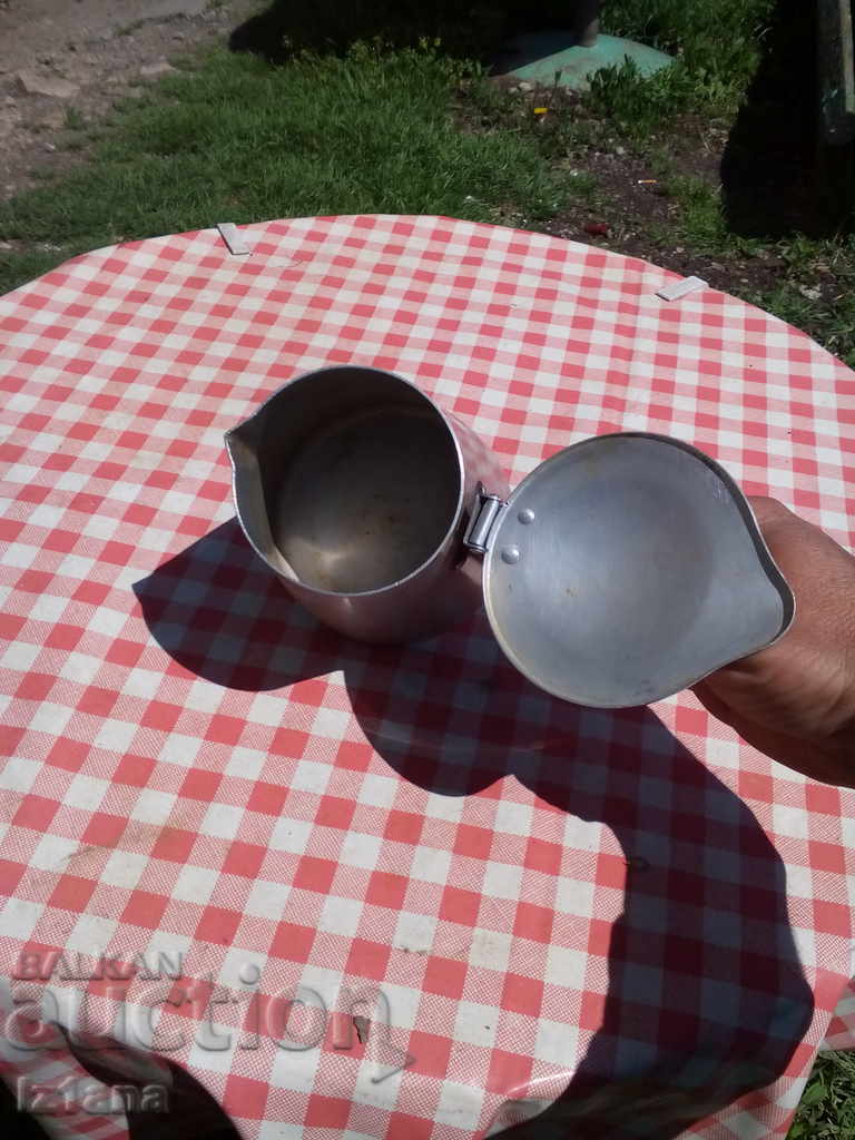 Old aluminum kettle, cezve - 5 Old aluminum kettle, cezve - 5