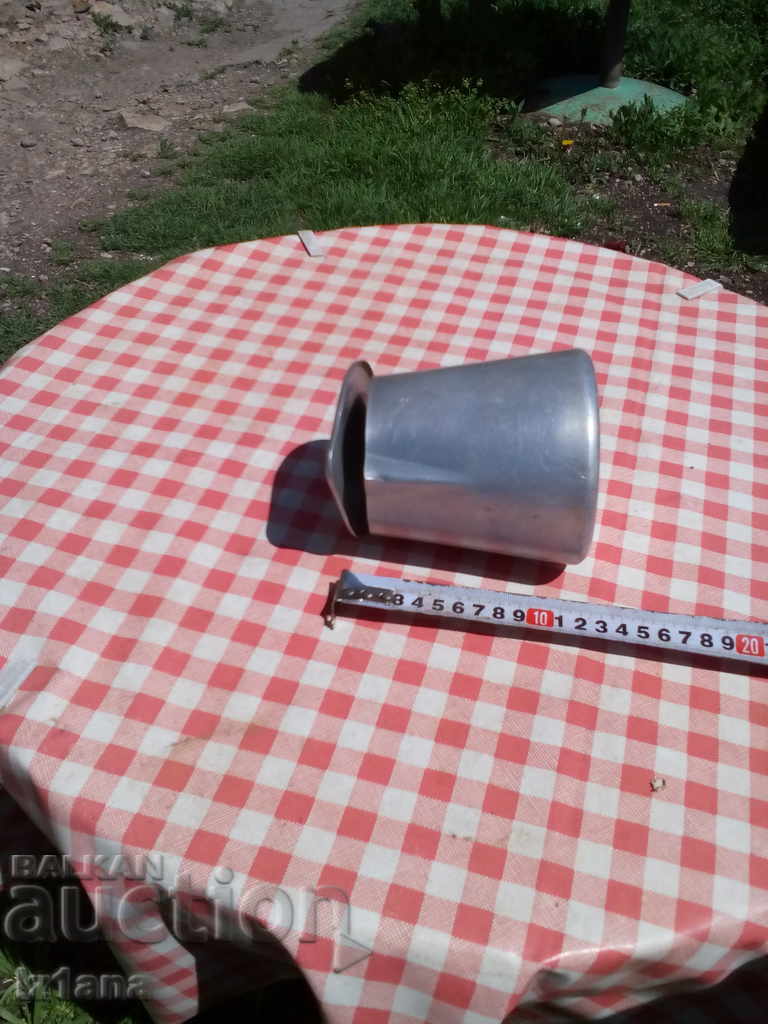 Old aluminum kettle, cezve - 7 Old aluminum kettle, cezve - 7