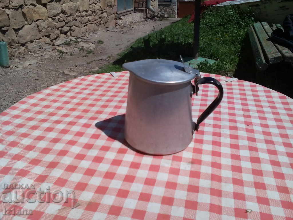 Old aluminum kettle, cezve Old aluminum kettle, cezve
