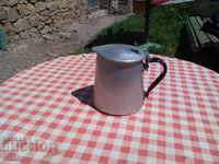 Old aluminum jug, jazz