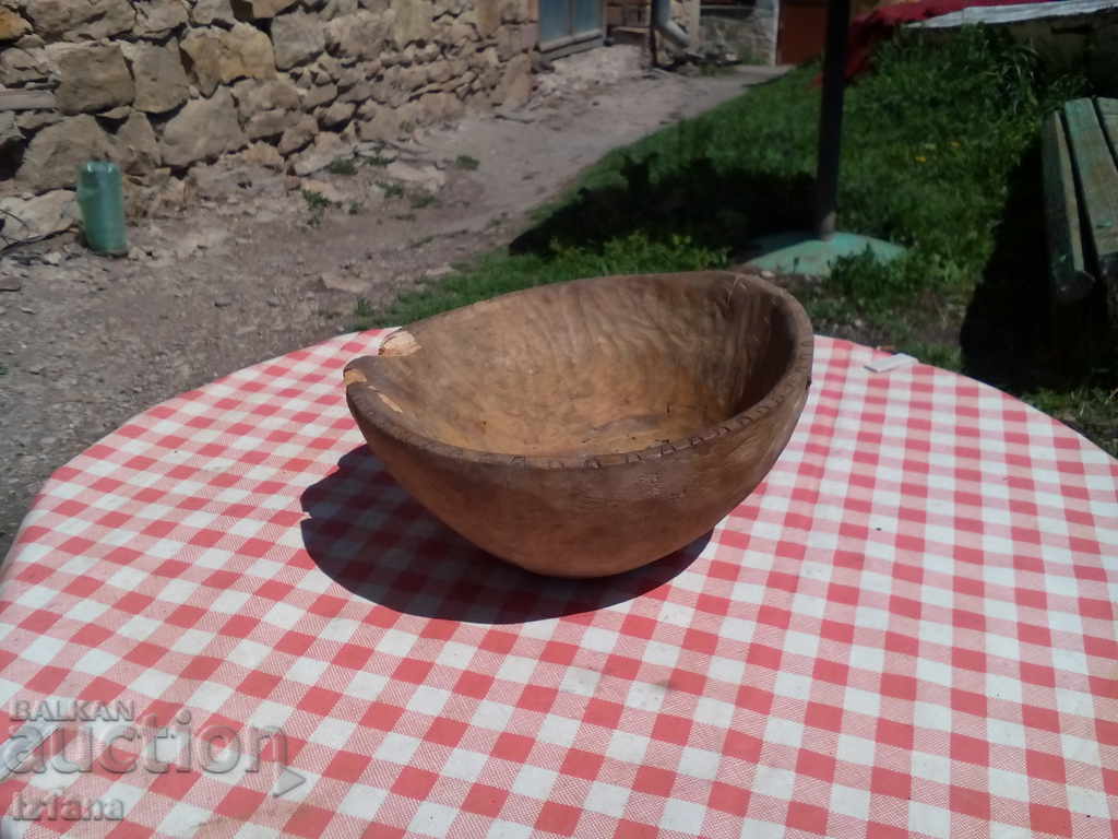Antique wooden bowl Antique wooden bowl