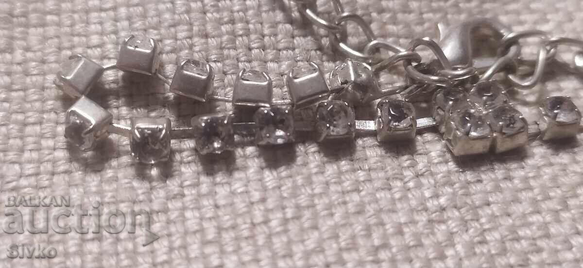 Silver ring with zircons with price 2.99 BGN | € 1.53