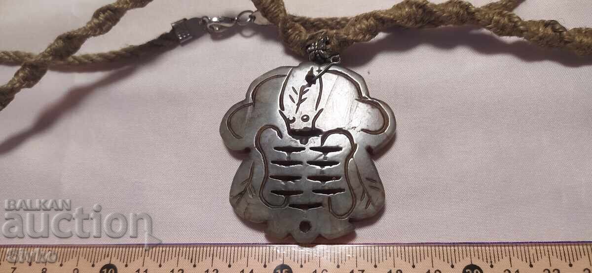 Jade Necklace Engraved with price 29.99 BGN | € 15.33 Jade Necklace Engraved with price 29.99 BGN | € 15.33