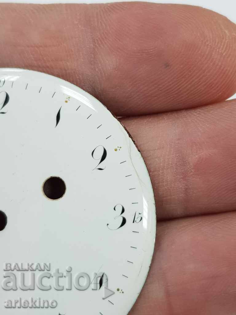 Delivery of A huge rare early 19th century pocket watch dial Delivery of A huge rare early 19th century pocket watch dial