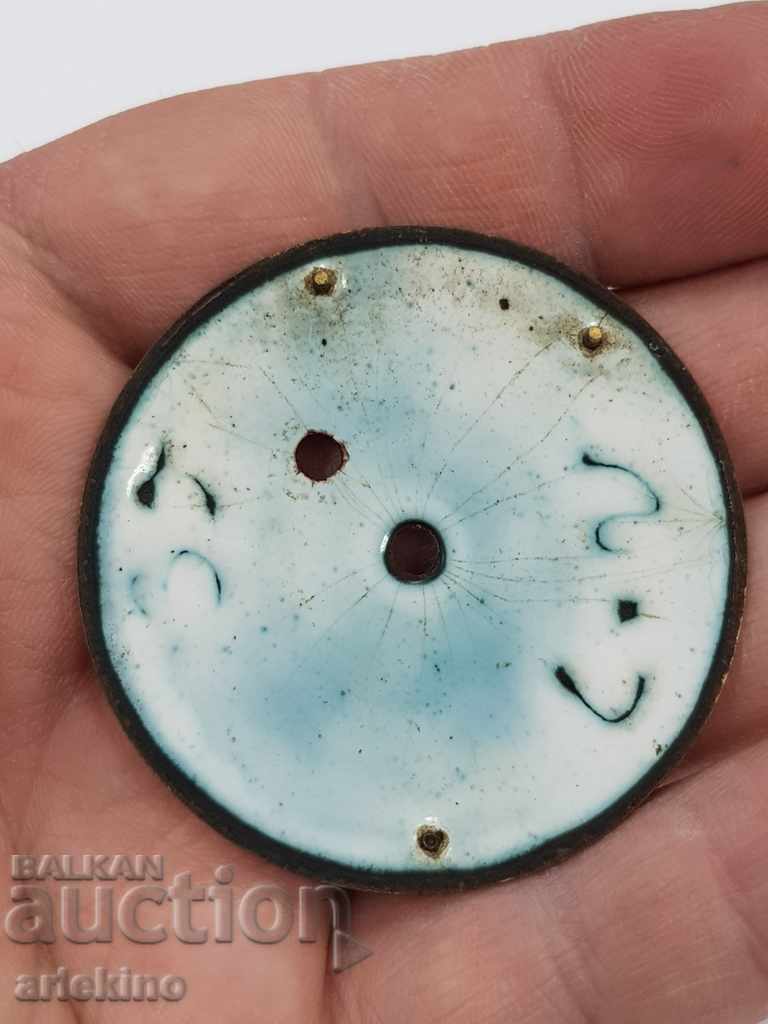 A huge rare early 19th century pocket watch dial - 5 A huge rare early 19th century pocket watch dial - 5