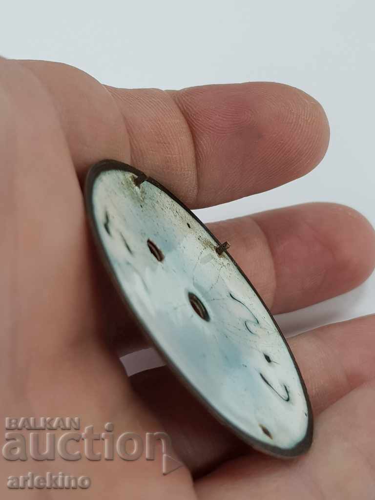 A huge rare early 19th century pocket watch dial - 6 A huge rare early 19th century pocket watch dial - 6