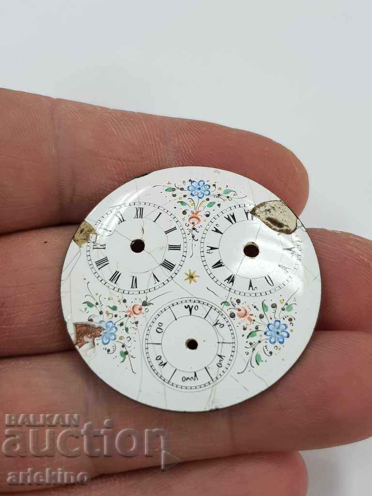 Παράδοση Ένα σπάνιο πρωτότυπο καντράν για ένα τουρκικό ρολόι του 19ου αιώνα Παράδοση Ένα σπάνιο πρωτότυπο καντράν για ένα τουρκικό ρολόι του 19ου αιώνα