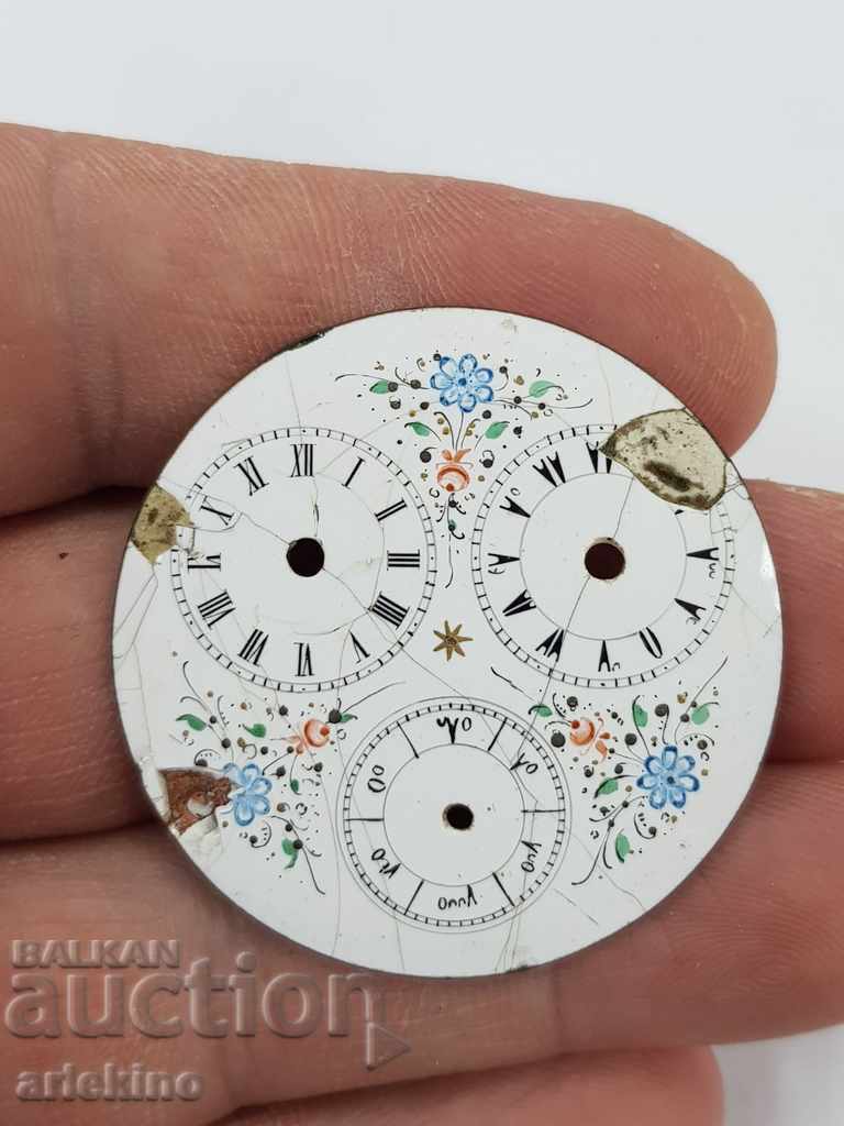 A rare original dial for a 19th century Turkish watch